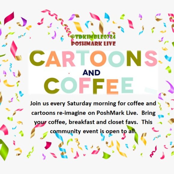 Accessories - ⭐️COFFEE AND CARTOONS RE-IMAGINE-SATURDAY MORNING SHARE SHOW 11AM⭐️